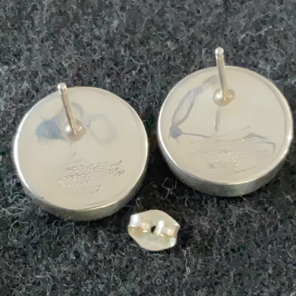 Ray Tracey Inlay Post Earrings - Picture 6 of 7